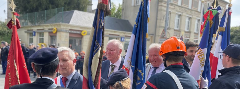 Rotenburger Delegation nahm an Gedenkfeierlichkeiten zum 80-jährigen Kriegsende in Argentan teil
