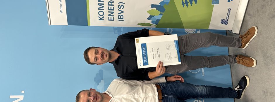 Bestens gerüstet für die Energiewende Auszeichnung „Energiewirt“ für Bernhard Meyer