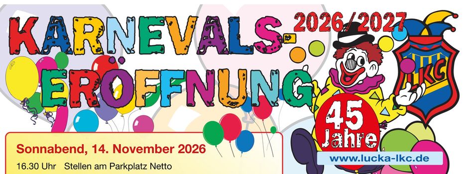 Karnevalseröffnung 2026 / 2027