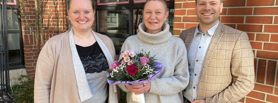 Die Gemeindeverwaltung heißt Birgit Schulze willkommen