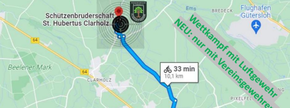 3. Freundschaftspokalschießen der St. Hubertus Schützenbruderschaft Clarholz-Heerde