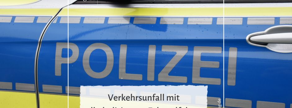 Verkehrsunfall mit alkoholisiertem Fahrradfahrer