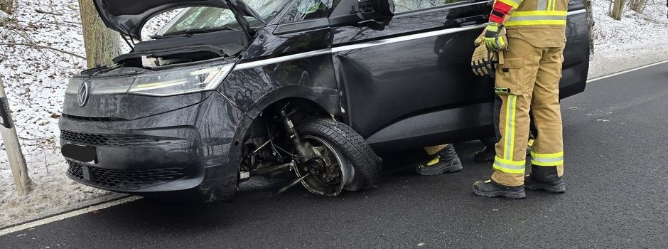 Glück im Unglück: Unfall auf der B122 Richtung Wustrow
