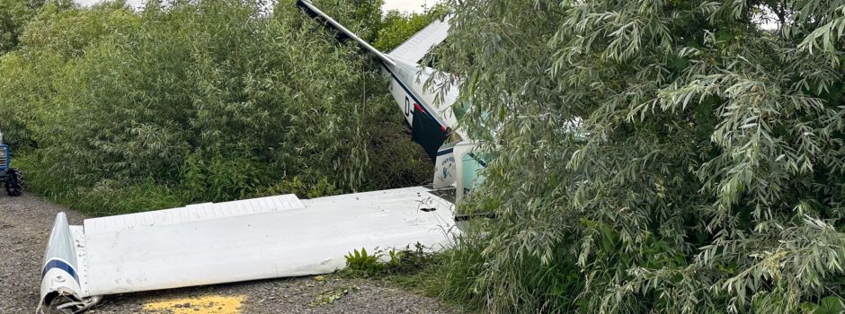 In Mainz gestartetes Flugzeug muss notlanden