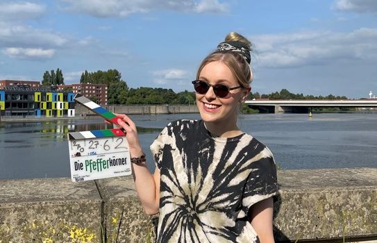 Schauspielerin Lil Paulin aus Schneverdingen im TV
