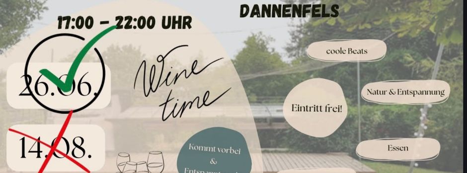 🍷Feierowend-Schorle wird verschoben🍷