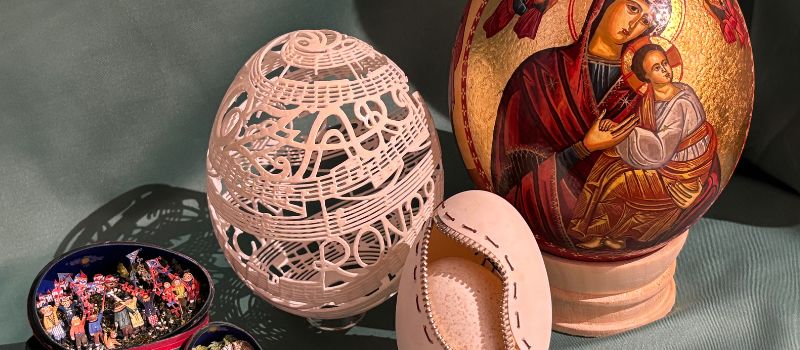 Kunst am Ei im Issumer His-Törchen