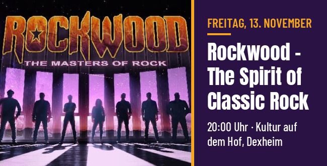 Rockwood: Classic Rock in Dexheim – Konzert bereits ausverkauft