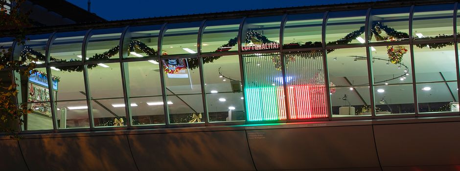 Warum die Luftqualität-Anzeigen am Luisenforum bald verschwinden werden