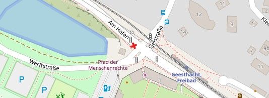 Baumpflegearbeiten an den Straßen Am Hafen und An der Post