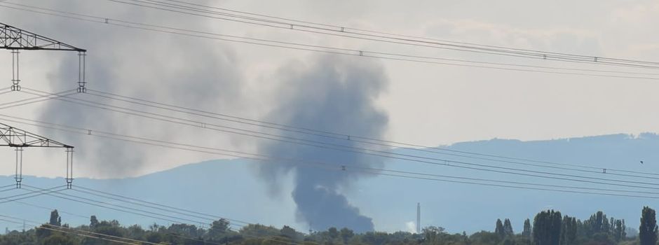 Feuer in Wiesbaden – Rauchsäule bis nach Mainz zu sehen