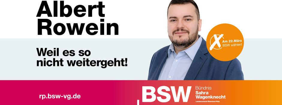 Albert Rowein (BSW) will für die Region Verantwortung übernehmen