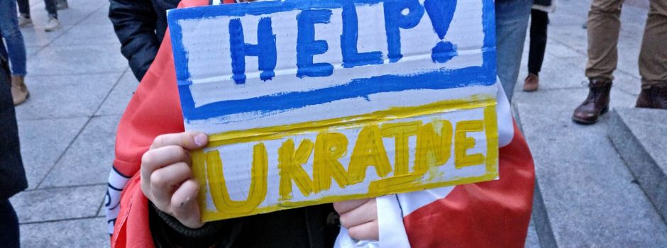 Krieg in der Ukraine: Zentrale Spendenaktion in Mainz