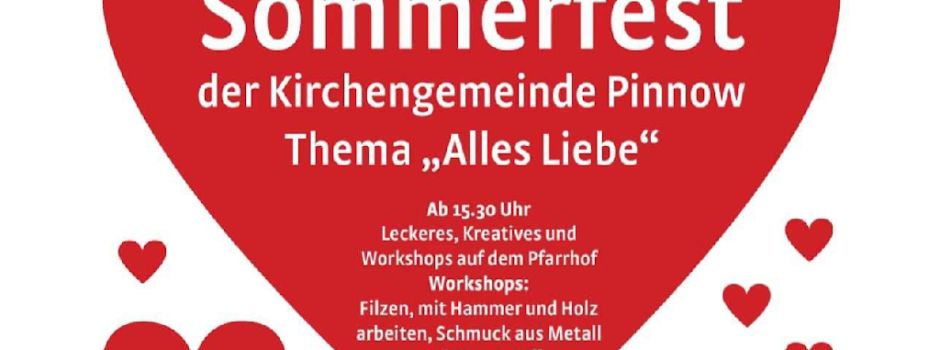 Sommerfest der Kirchengemeinde Pinnow