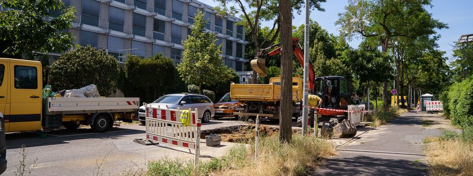Mainzer Wallstraße auf 100 Metern wegen Wasserrohrbruch gesperrt