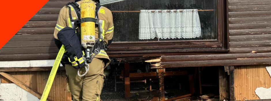 Einsatz 23.03.2026 14:49 Uhr - B-Geb1 Feuer Gartenhütte