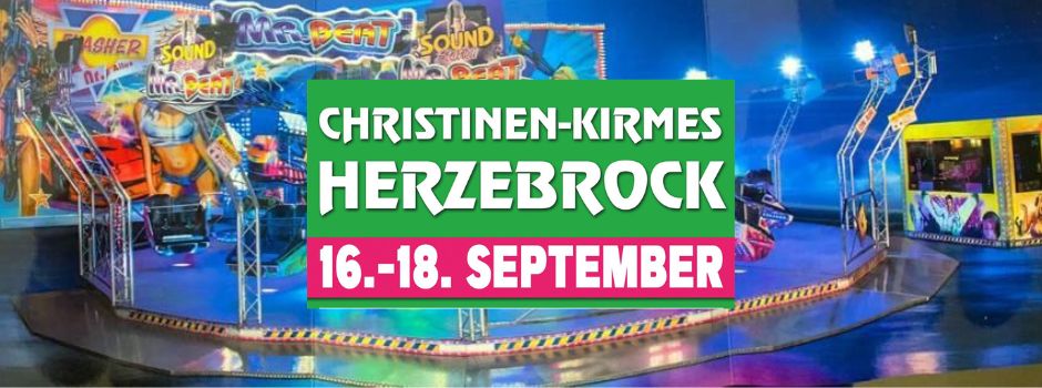 Christinen-Kirmes am Waldstadion Herzebrock vom 16. - 18. September 2022