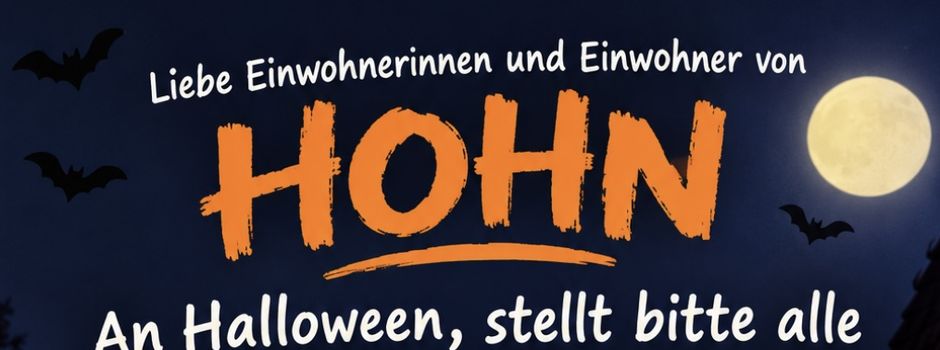 Halloween in Hohn