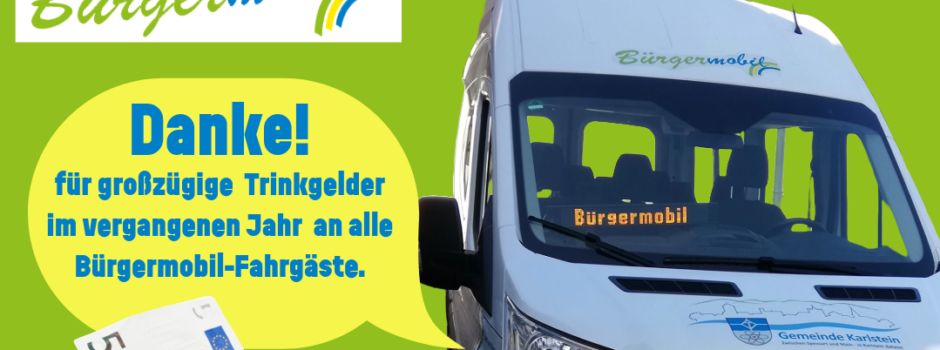 „Danke, liebe Bürgermobil-Fahrgäste“