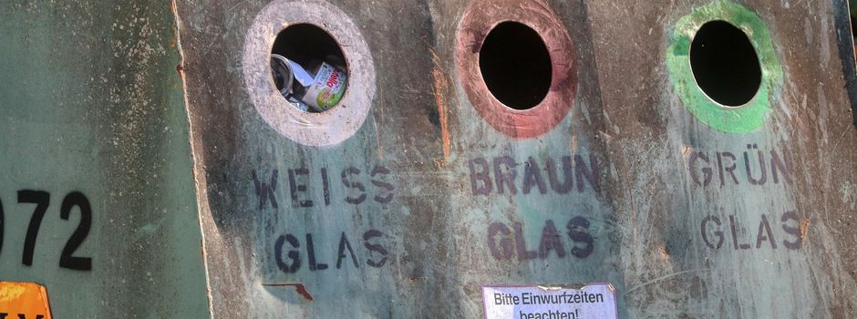 Standort Altglas- und Altkleidercontainer