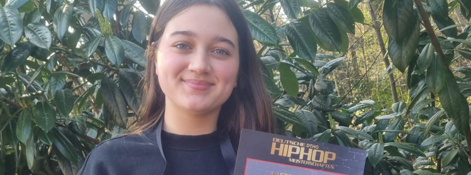 Soraya Hassan vom Tanzclub Rot-Weiß bei Hip-Hop-Meisterschaft auf Rang 2