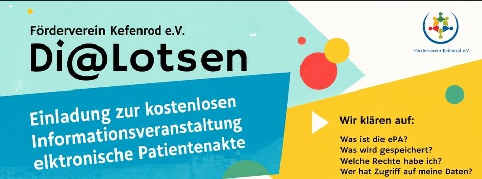 Infoveranstaltung über die Elektronische Patientenakte (EPA)