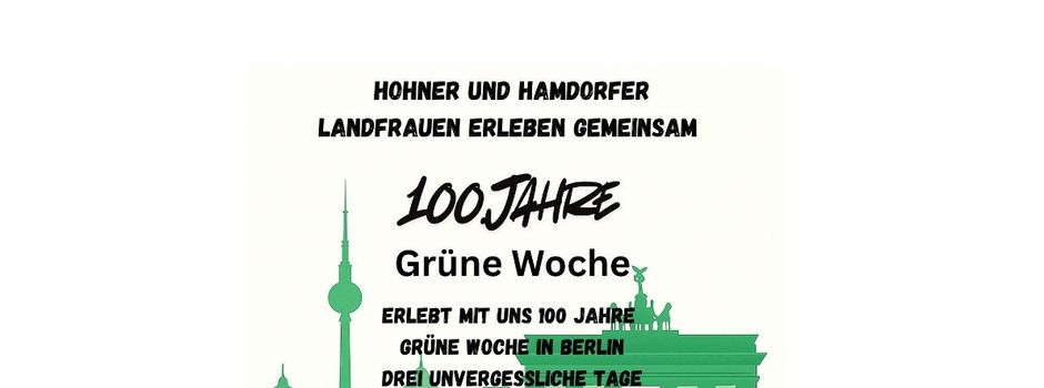 Mit den LandFrauen nach Berlin!