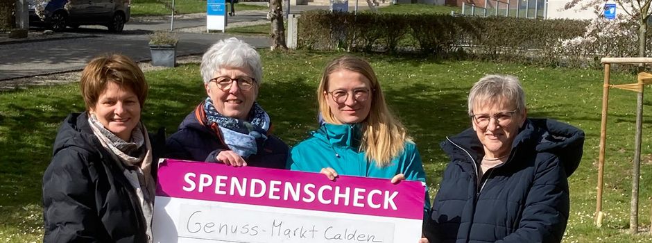 Caldener Genussmärkte machen Spende möglich - 1.000,00 Euro Spende an die Kleinen Riesen Nordhessen gGmbH überreicht.