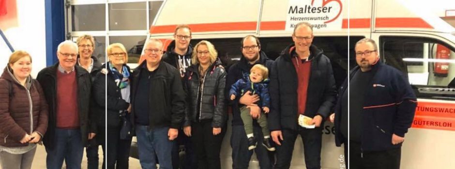 Nachbarschaftliches Engagement für Malteser Herzenswunsch-Krankenwagen