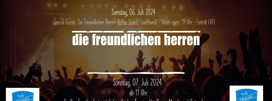 Einladung zum Sommerfest 2024 des TuS Oberahr