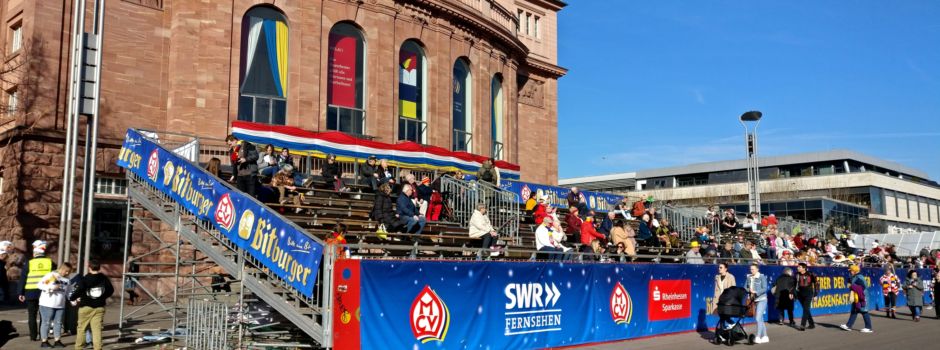 Rosenmontag in Mainz: Kartenverkauf für Theater-Tribüne startet