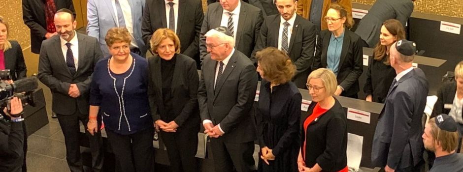 Bundespräsident Steinmeier am Mittwoch in Mainz