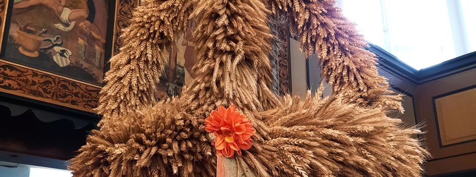Erntedank-Gottesdienst in der Grünen Scheune Hammah