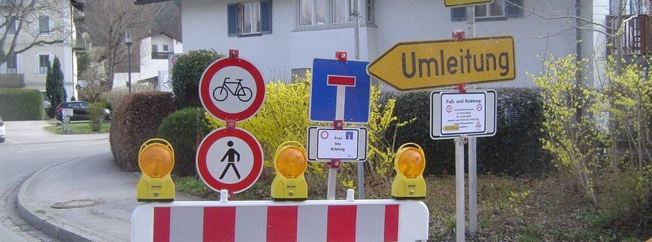 Der Radlweg nach Kibling ist vom 30.03. bis 10.04. gesperrt. 