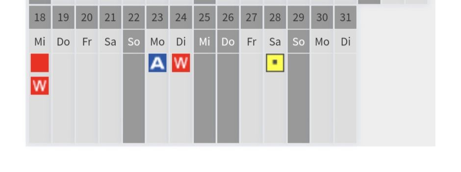 Bitte geänderte Abholzeiten beachten!