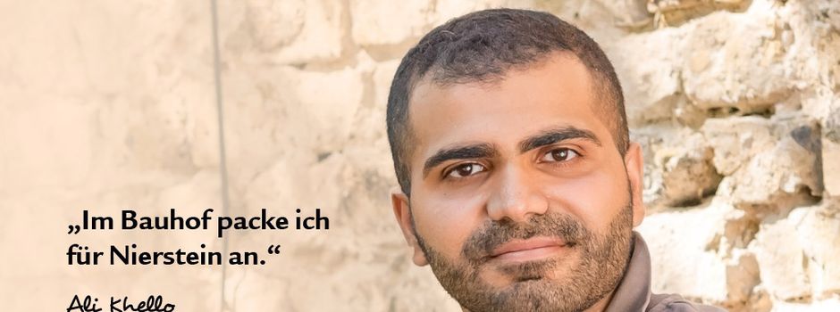 Niersteins Bauhof Praktikant Ali Khello will beim Wiederaufbau seiner zerstörten Heimat Syrien helfen