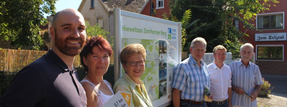 Hiwweltour Zornheimer Berg erfährt Zuwachs um einen Zuweg aus Selzen