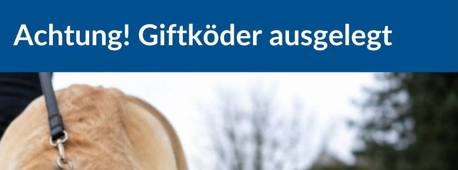Warnung vor Giftködern