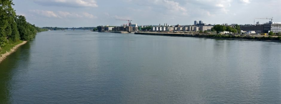 Großeinsatz: Frau aus Rhein gerettet