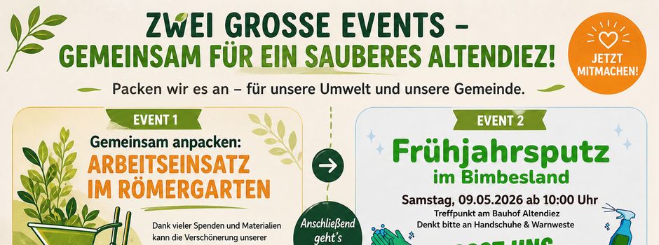 Gemeinsam für ein sauberes Altendiez – Zwei Aktionen, ein Ziel