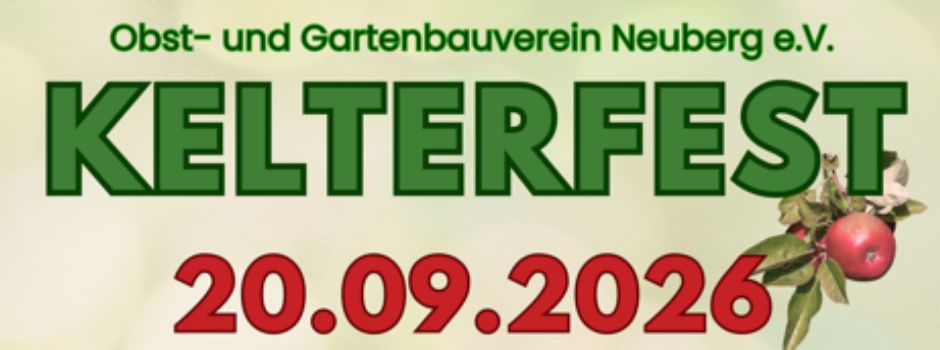 Kelterfest des Obst- und Gartenbauvereins Neuberg 