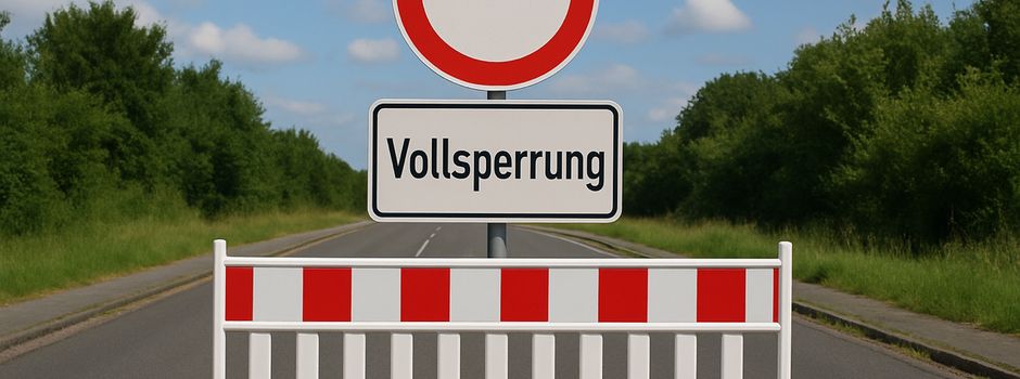 Vollsperrung Kuhstedter Straße am 26.11.