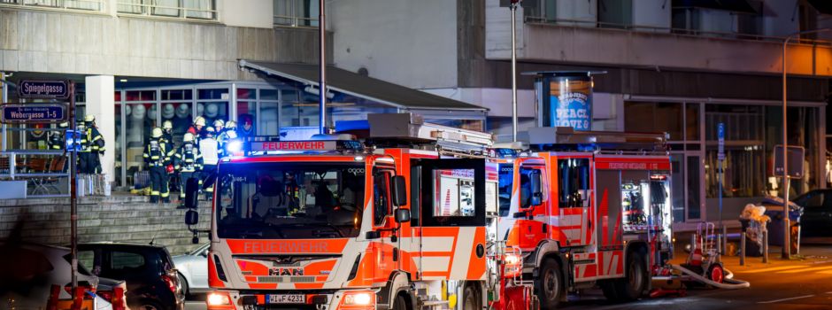 Großeinsatz in der Wilhelmstraße