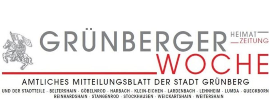 Grünberger Woche vom 16. Oktober 2025 ist online