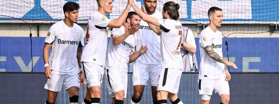 Leverkusen hält Titelrennen etwas offen - Frankfurt patzt