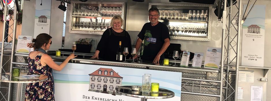 Neuer Weinausschank in Nierstein - Marktplatz-Tage vom „Knebelschen Hof“
