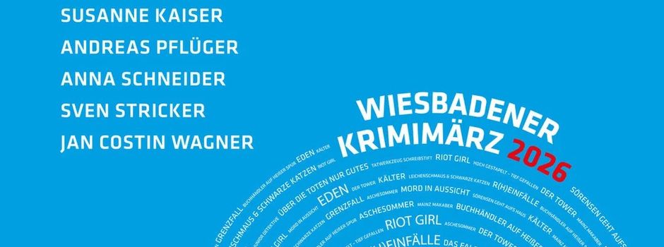 Wiesbadener KrimiMärz: Das Programm im Überblick