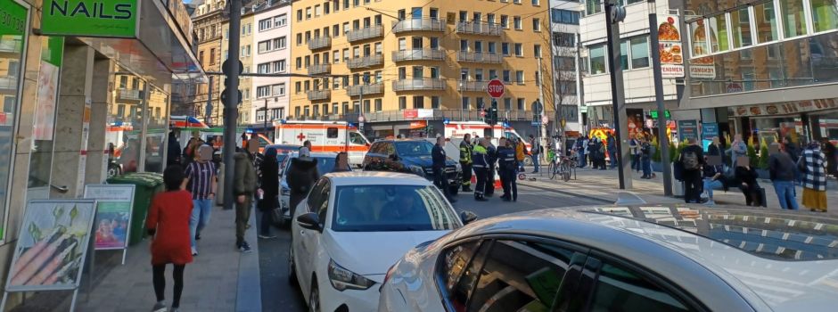 Schwerer Unfall in Bahnhofstraße