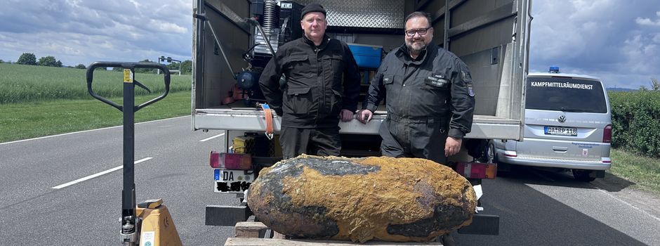 Weltkriegsbombe in Wiesbaden-Erbenheim erfolgreich entschärft