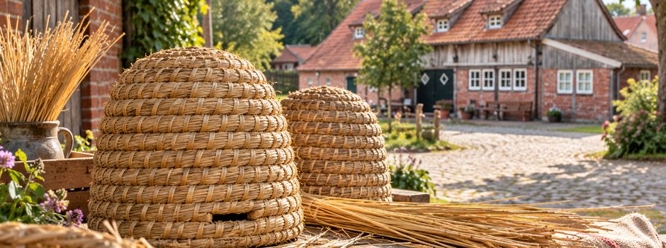 Bienenkorbflechten des Heimatverein Itterbeck & Umgebung
